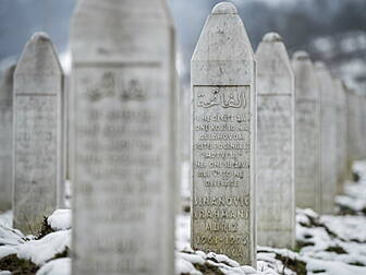 Ceremony for Srebrenica 20th a...